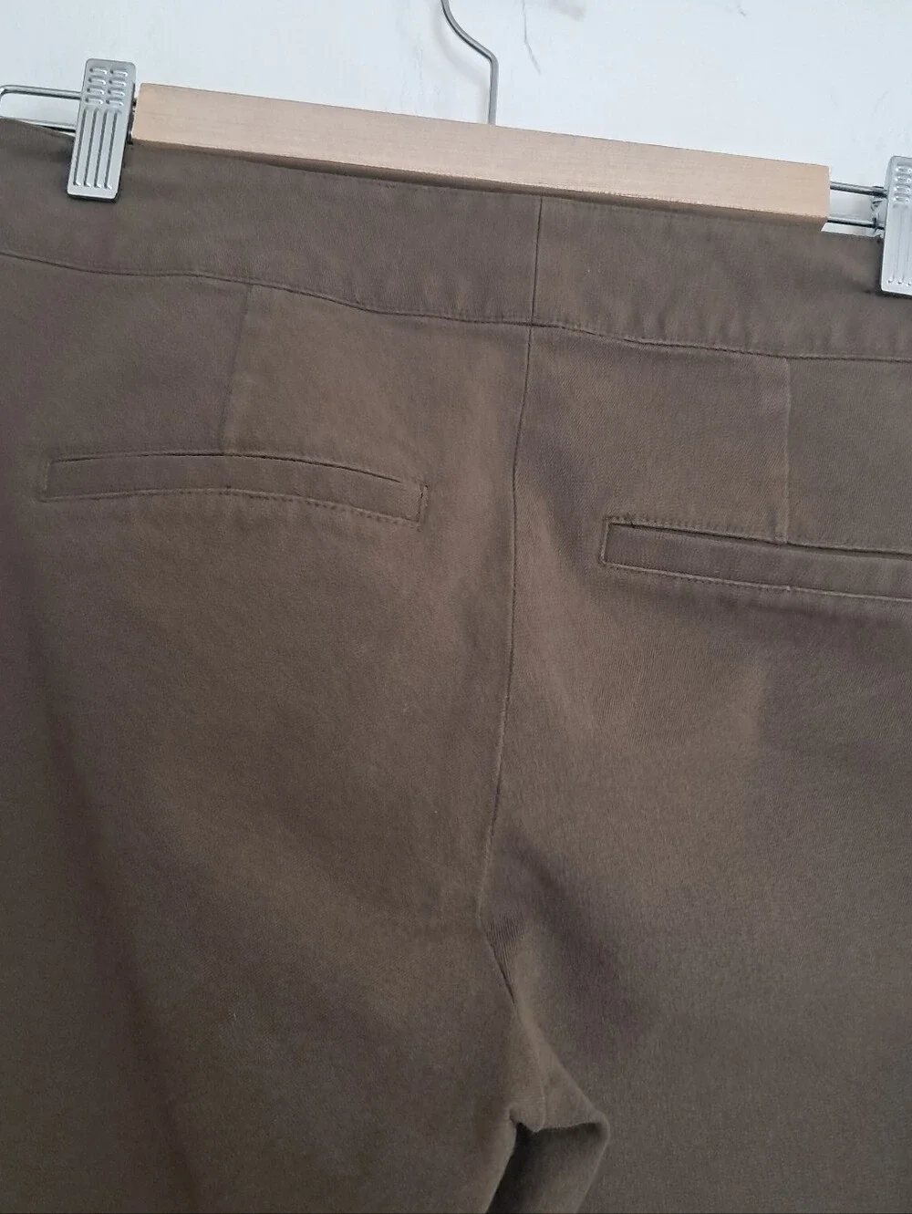 Veronica Beard Pants Women's 6 Olive Green Zippered Pockets Designer Skinny Leg